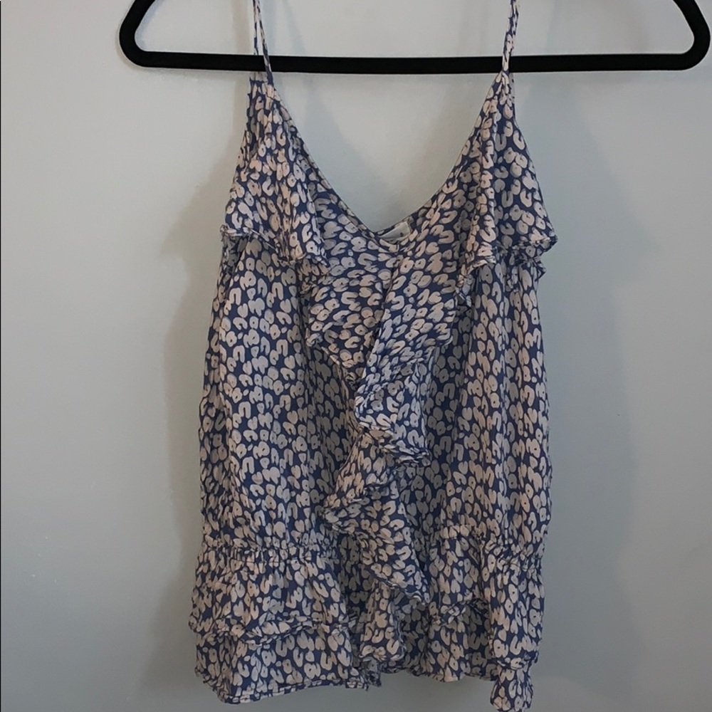 Cheetah printed tank top